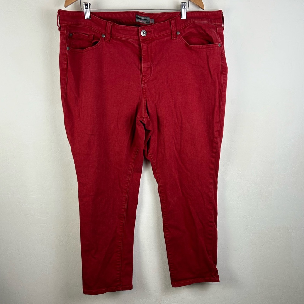 Torrid Red Boyfriend Vintage Stretch Jeans Size 22R